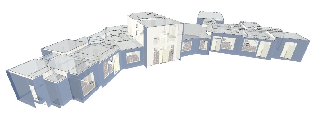Xactimate 3D style property model used for estimate workflows