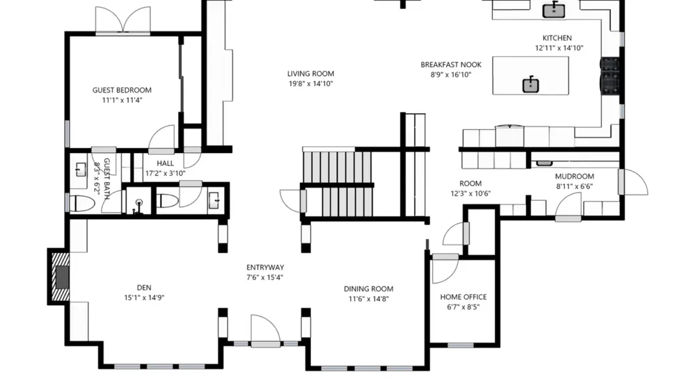 Digital Floor Plans (2D) — deliverable preview